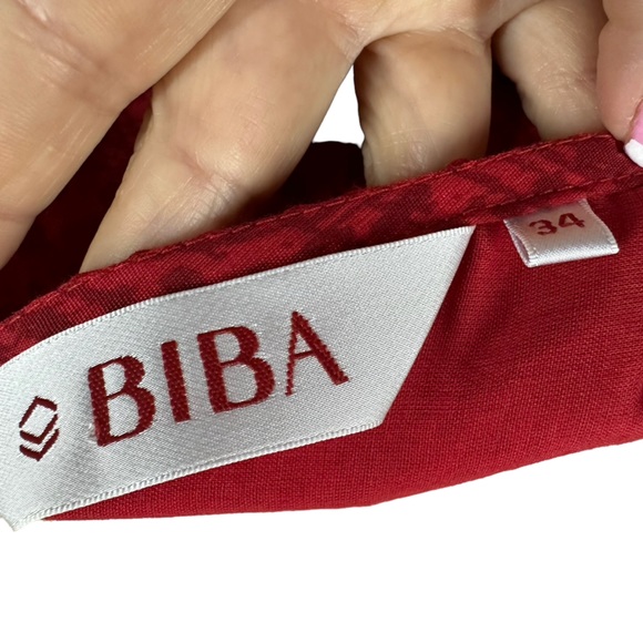 3 Piece Set Red Gold Karta Tunic Thigh Slit Matching Vest and Scarf 32 34 US 2 4 - Picture 12 of 16